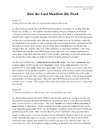 How the Lord Manifests His Word.pdf